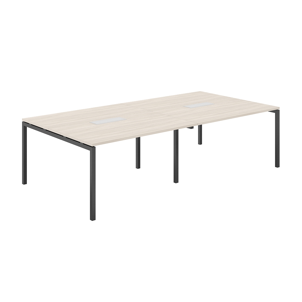 Стол переговорный комбинированный 2800х1438х750 МК40х40 SG.285.OL.44.AN.OL