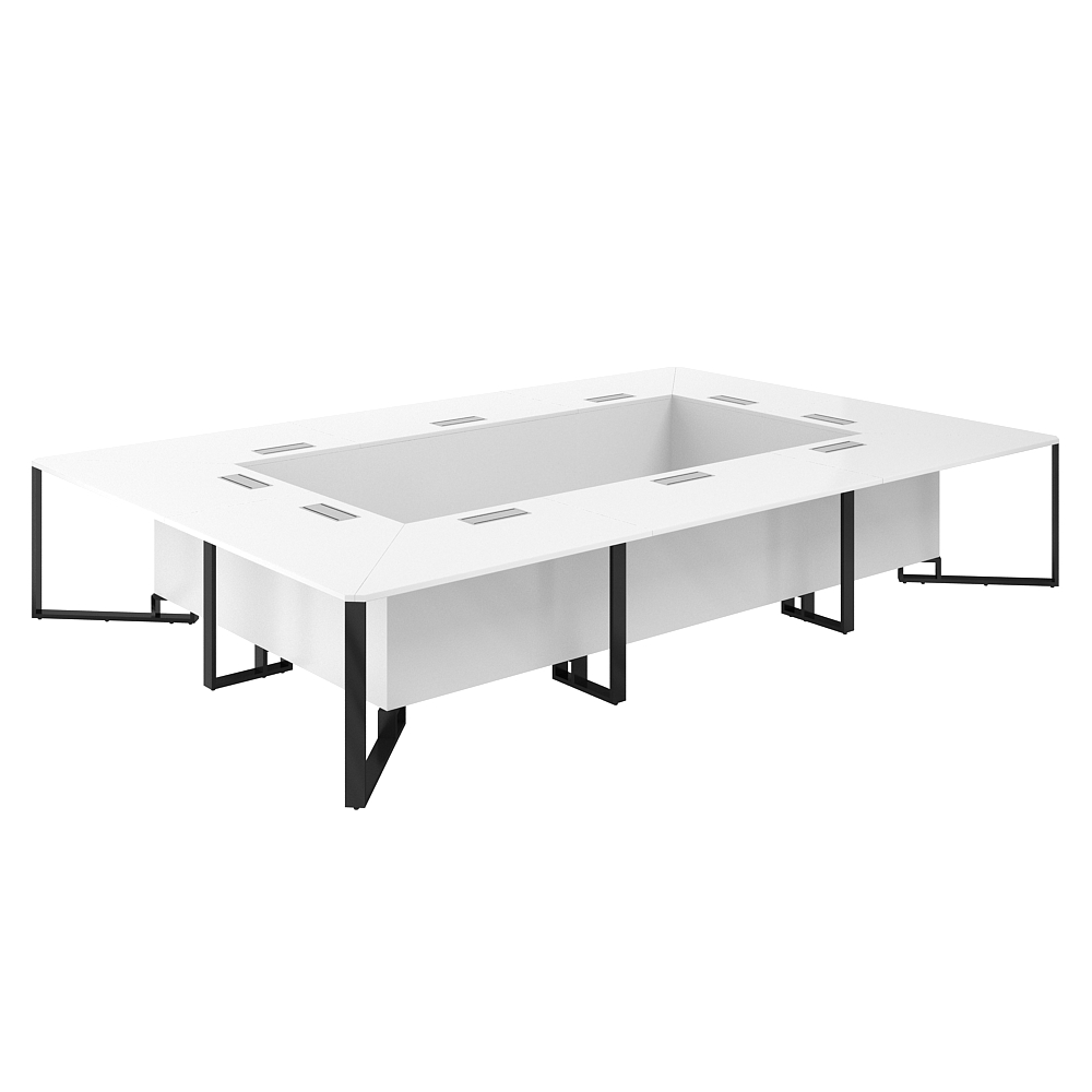 Стол переговорный 3600х2400х750 SP.0118.WH.WH.AN