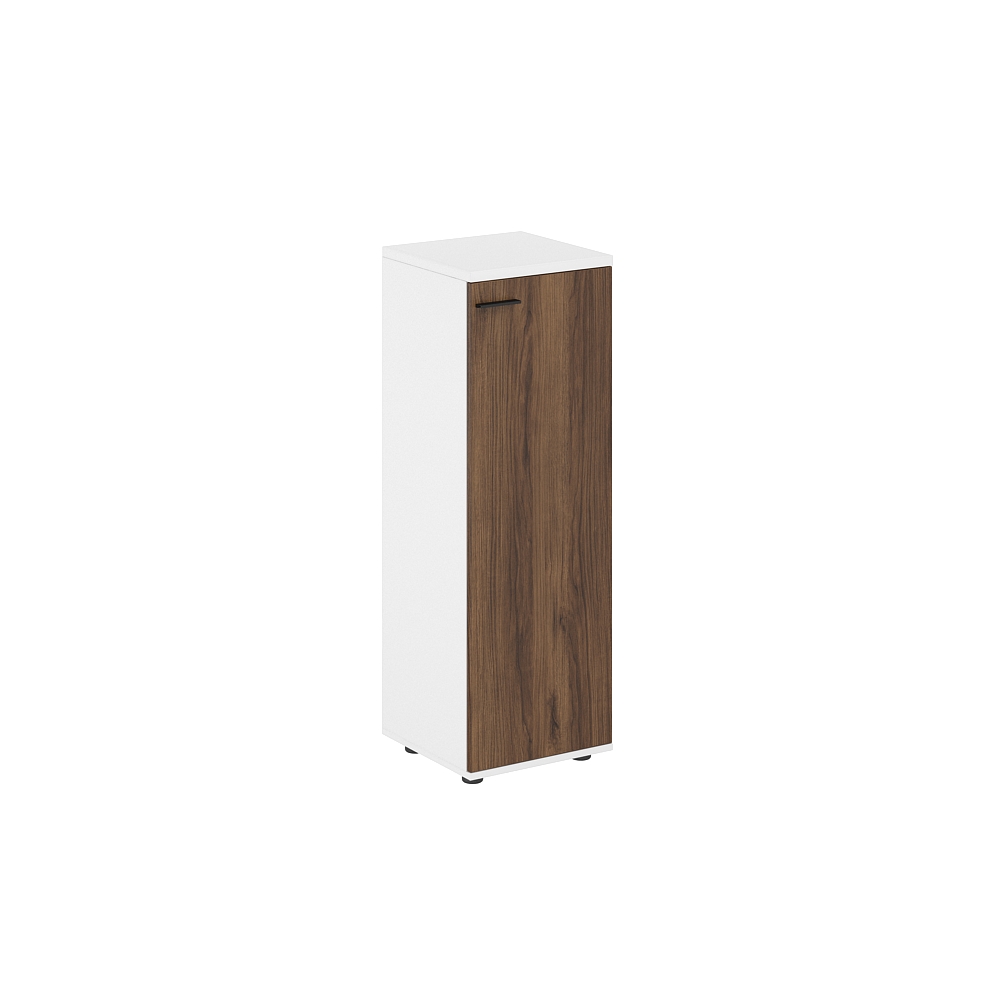 Шкаф средний 400х400х1200, 1 дв., з.ст HDF, правый SG.804.WH.DM.R
