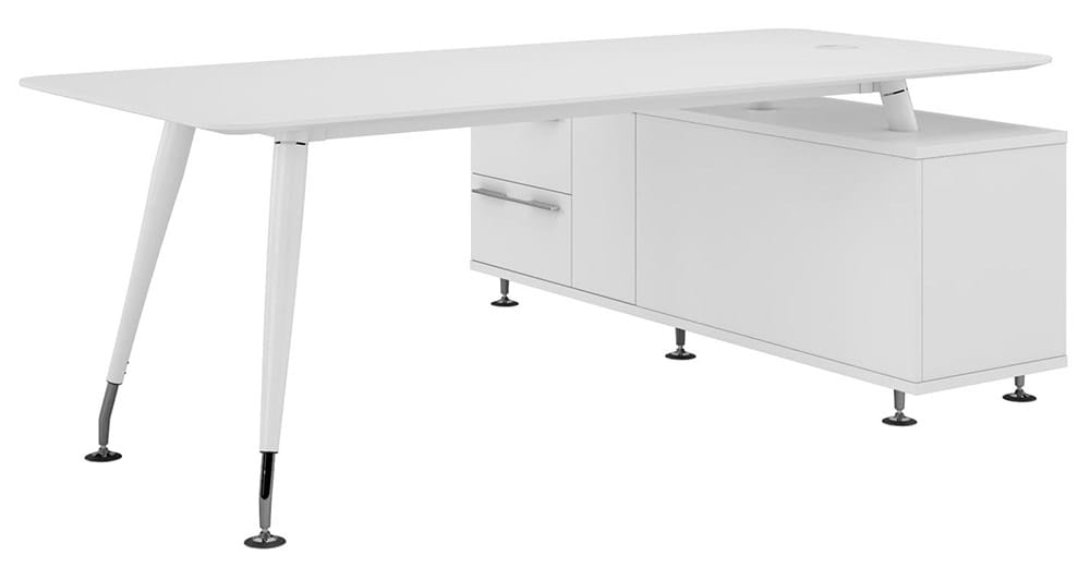 Стол руководителя EMPORIO с опорной тумбой (левой)