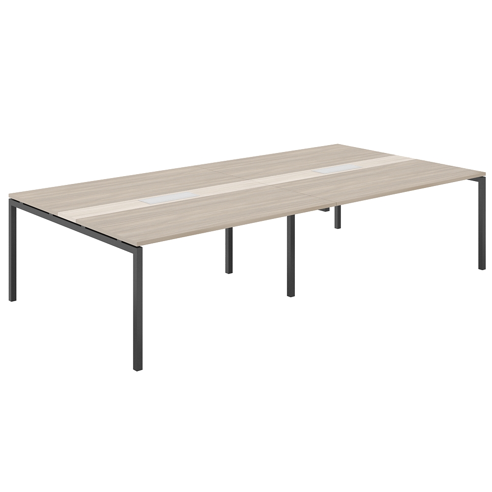 Стол переговорный комбинированный 3200х1638х750 МК40х40 SG.286.OD.44.AN.OL