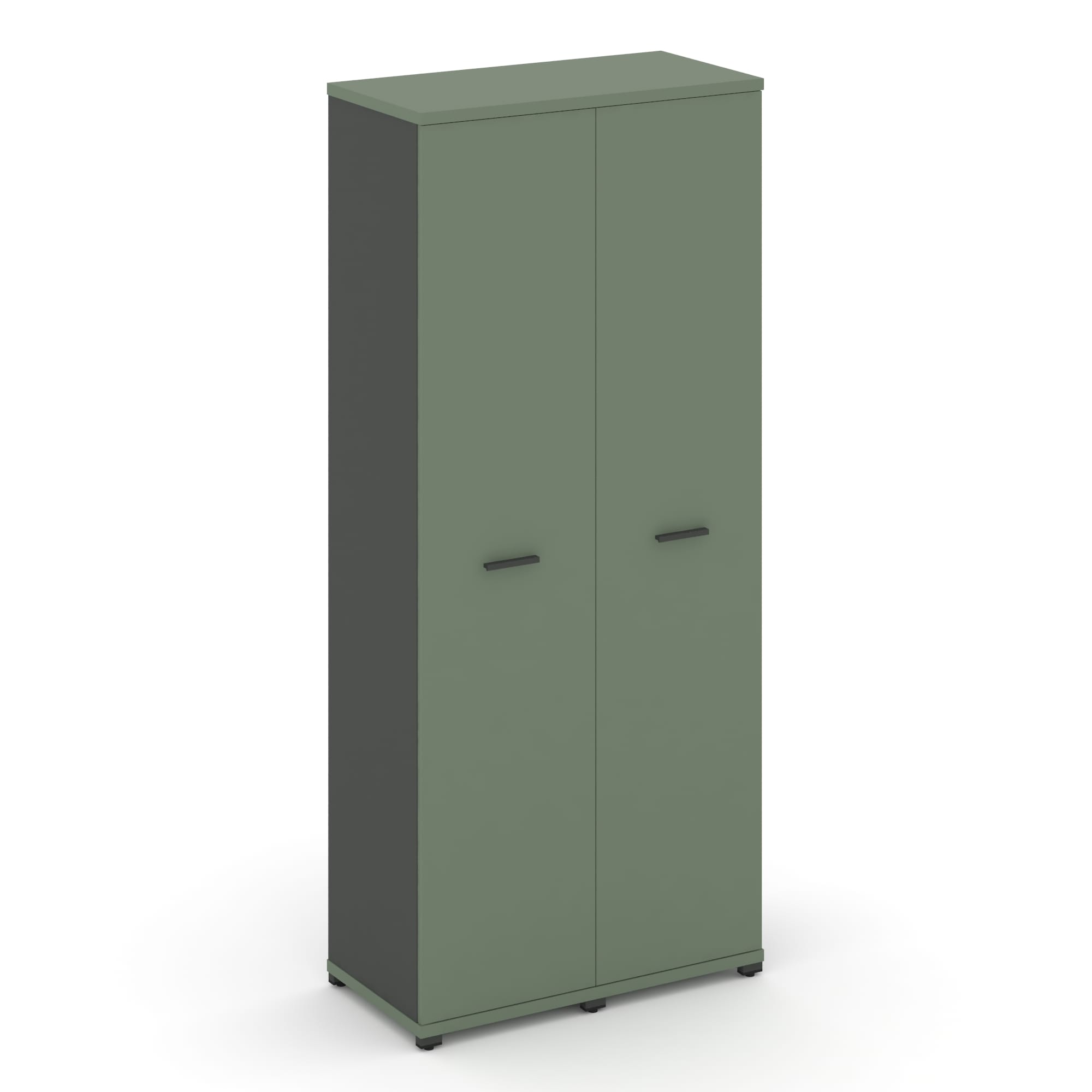 Concept Шкаф 2 узкие секции, 5 ниш CN.STU-528 A Кобо/Антрацит/Металл Антрацит 836*420*1922