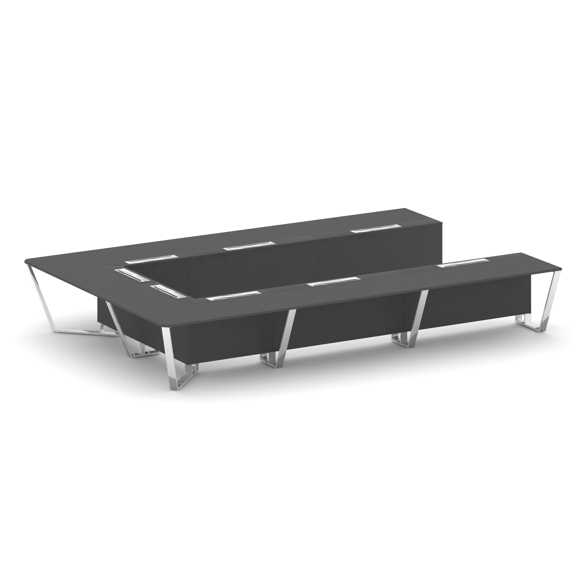 Steel Meet Стол переговорный П-образный MD-PR.B.SP-15P