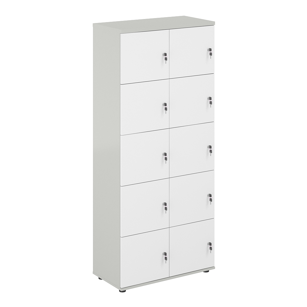Локер 10 ячеек 800х400х1866 SG.820.SH.WH